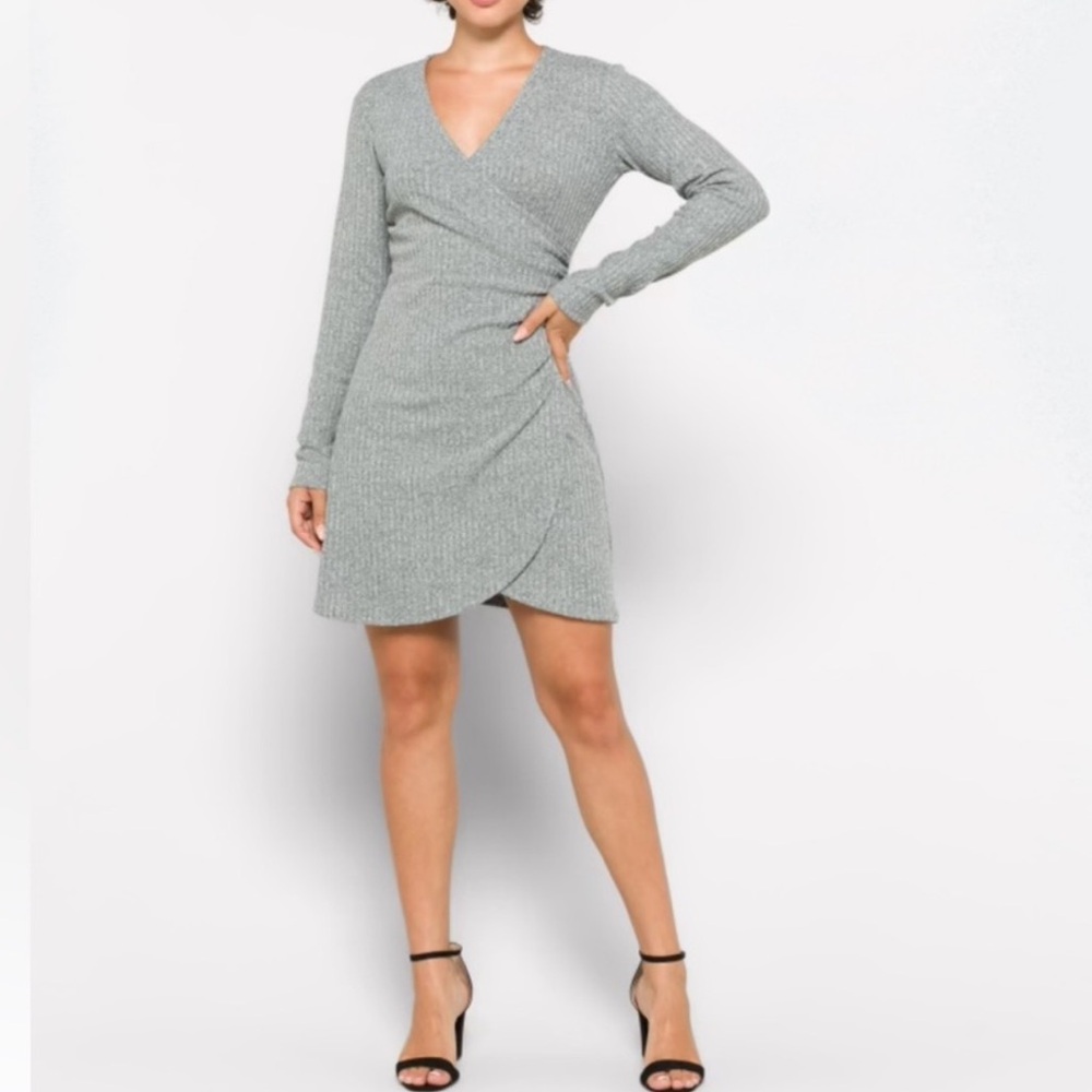 Nine Britton Mariah Knit Ribbed Dress NWT